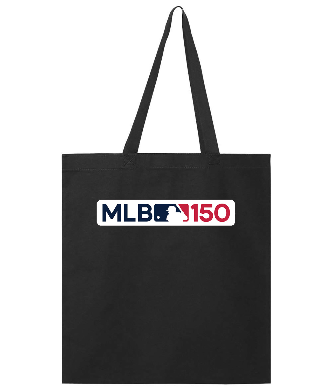 Major League Baseball 150th MLB 150 Anniversary Logo Symbol Emblem Customized Design on Promotional Tote Bag
