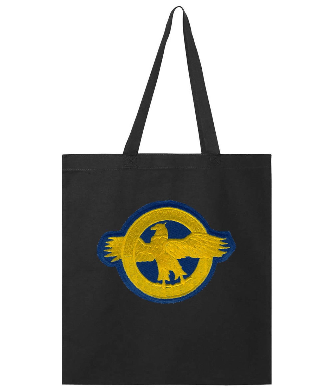 Major League Baseball Ruptured Duck World War II Vets Logo Symbol Emblem Customized Design on Promotional Tote Bag