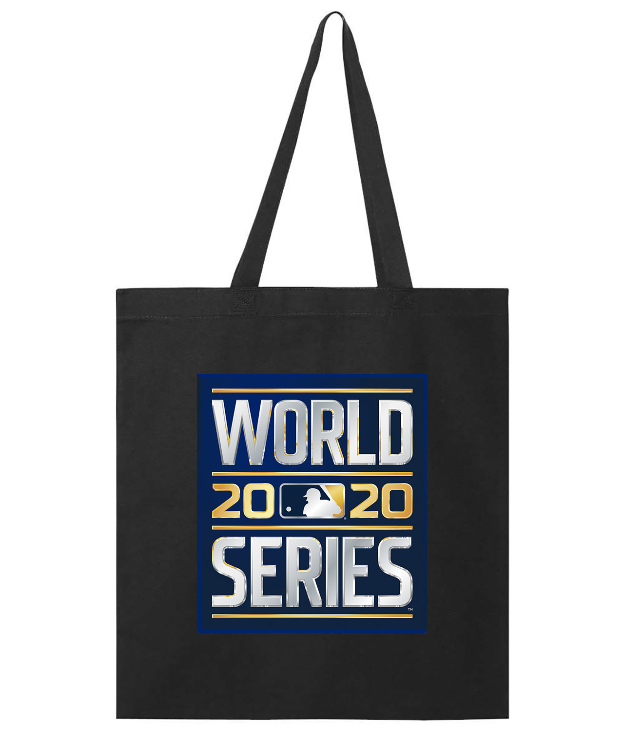 MLB World Series 2020 Baseball Logo Symbol Emblem Customized Design on Promotional Tote Bag