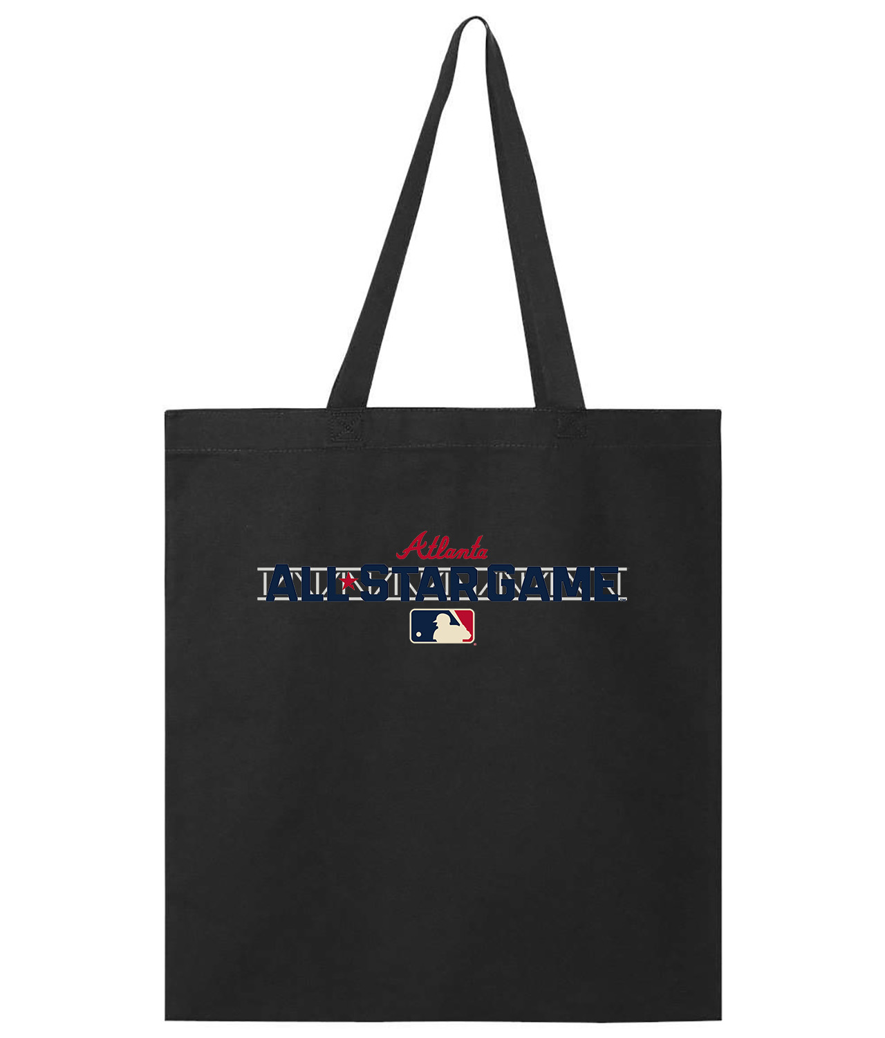 Atlanta 2021 Major League Baseball All-Star Game Logo Symbol Emblem Customized Design on Promotional Tote Bag