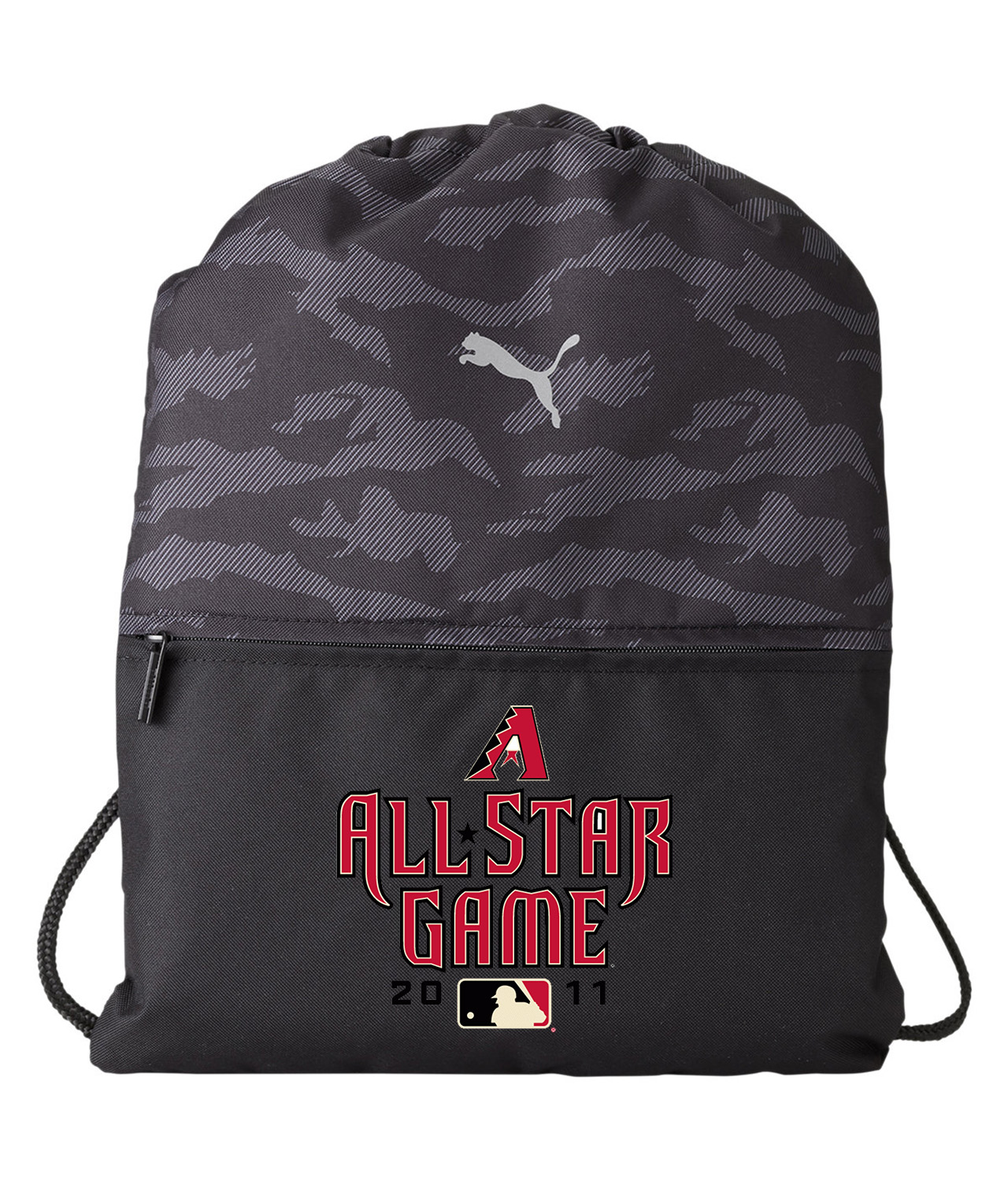 2011 MLB All-Star Game Chase Field Phoenix-Arizona Baseball Logo Symbol Emblem Customized Design on Camo Drawstring Backpack Bag