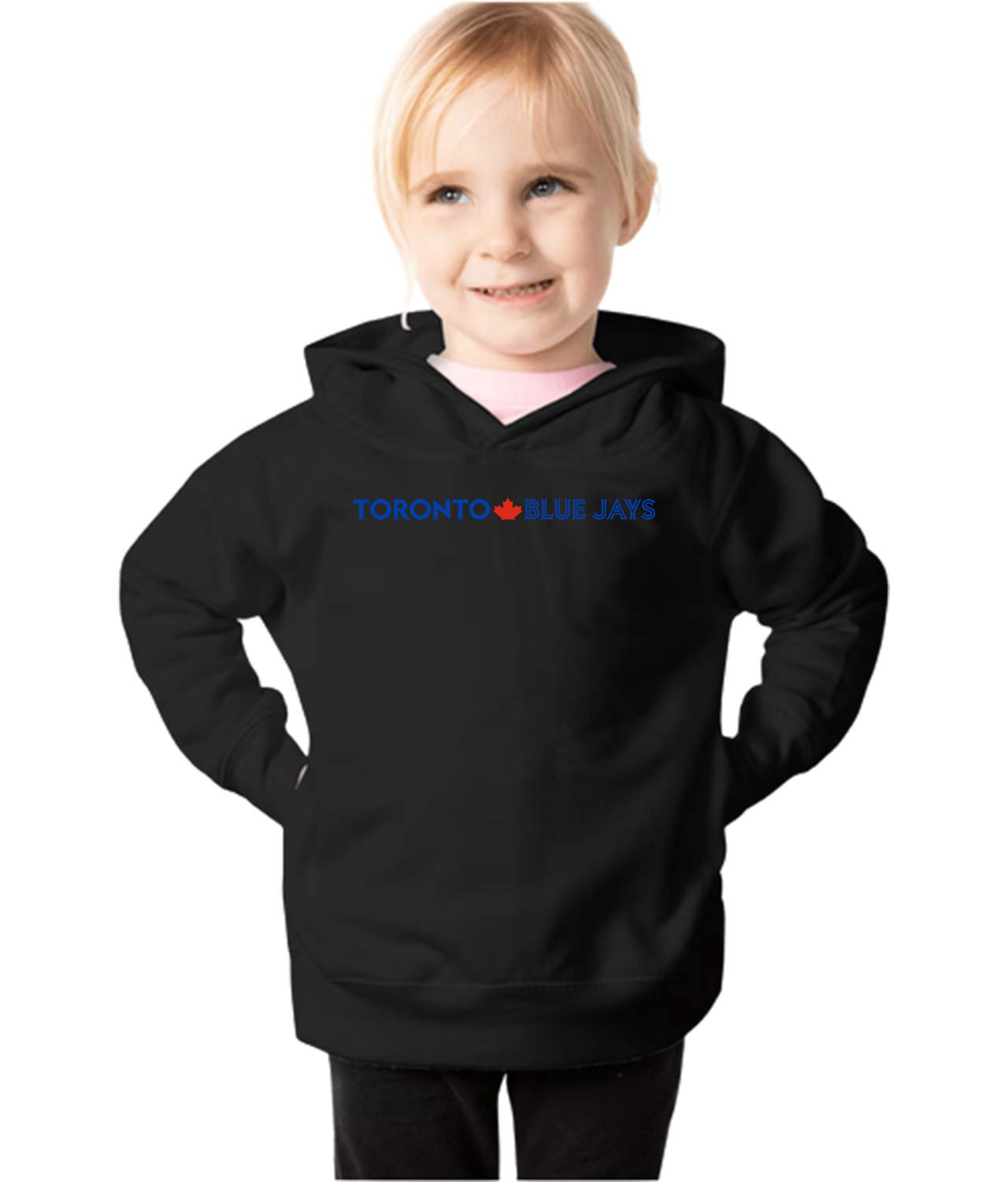 Toronto Blue Jays 2012-2019 Baseball Logo Symbol Emblem Customized Design on Toddler Pullover Fleece Hoodie