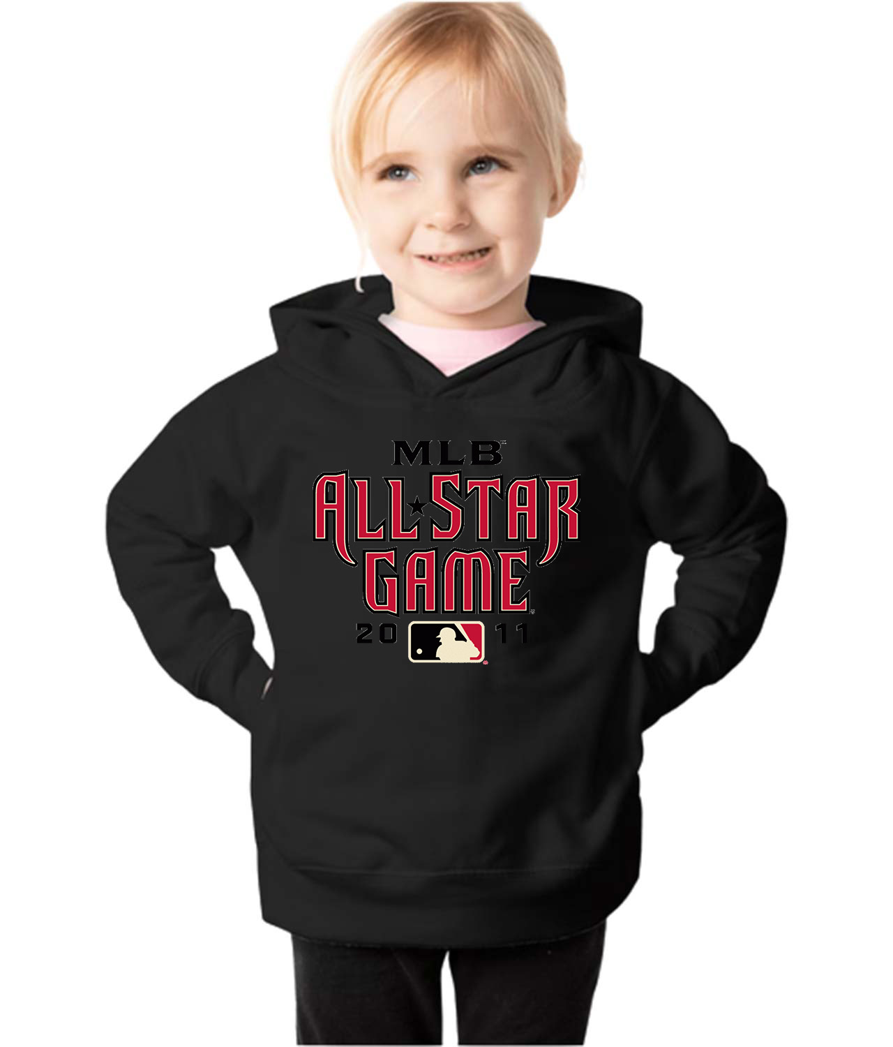 2011 MLB All-Star Game Chase Field Arizona Baseball Logo Symbol Emblem Customized Design on Toddler Pullover Fleece Hoodie