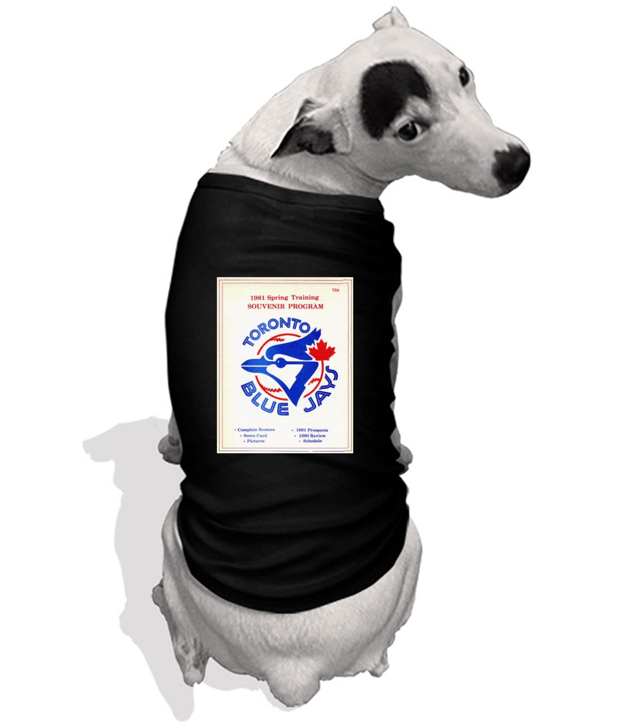 1981 Spring Training Program - Toronto Blue Jays Customized Design on Doggie Puppy Dog Tshirt