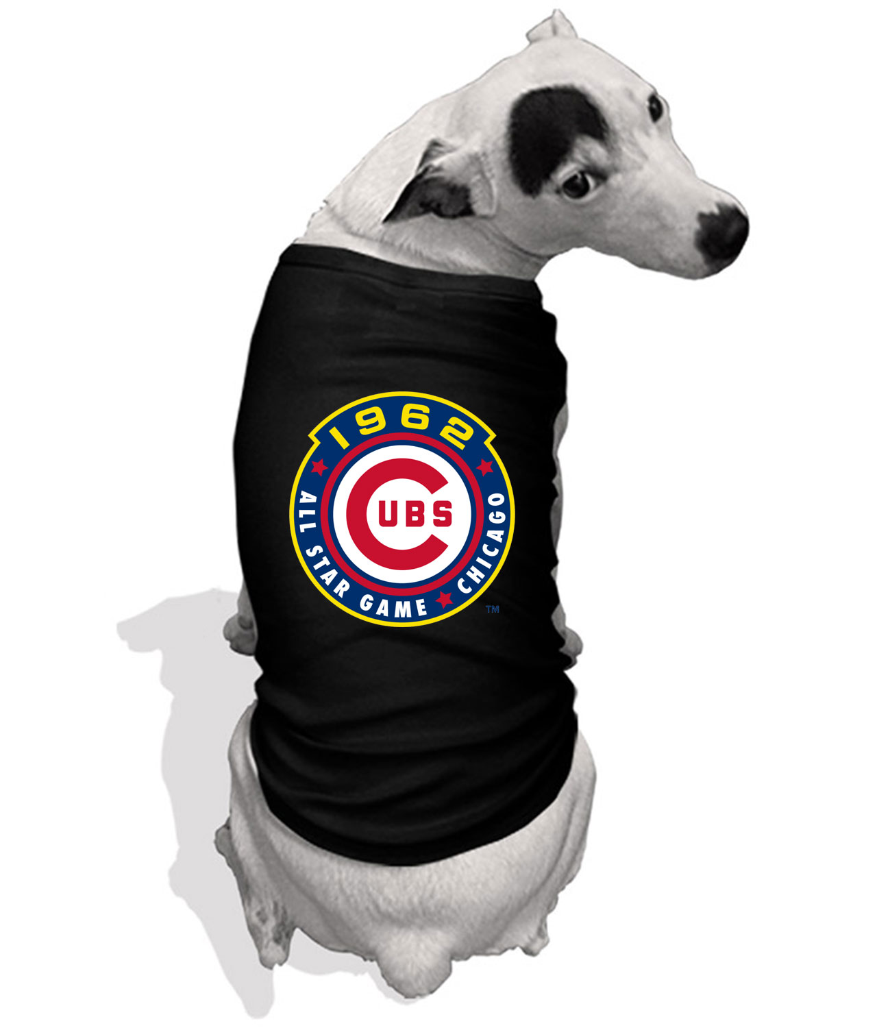 1962 MLB All-Star Game Wrigley Field Chicago Illinois Customized Design on Doggie Puppy Dog Tshirt