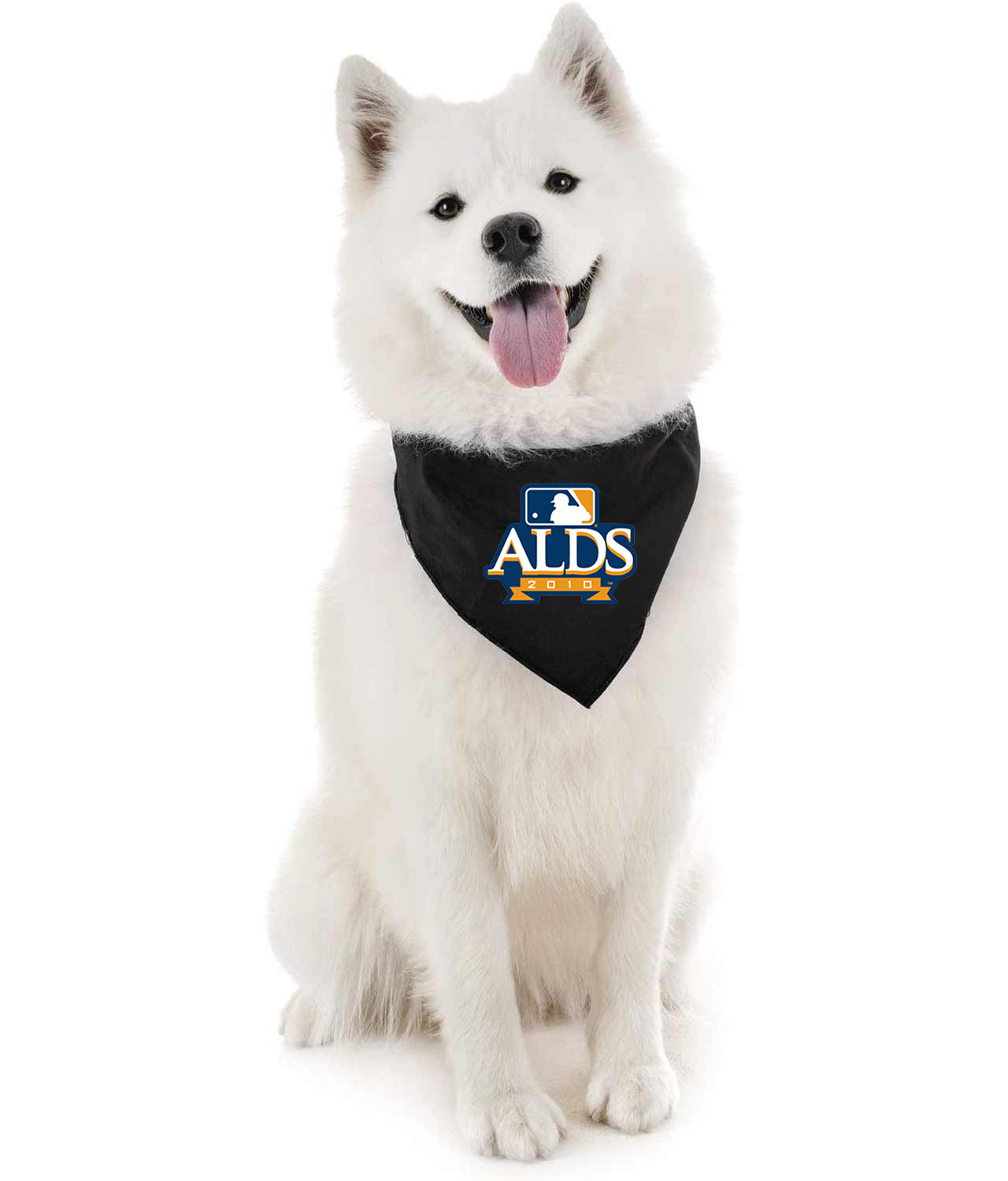 2010 American League Division Series ALDS Alternative Baseball Logo Symbol Emblem Customized Design on Doggie Puppy Dog Bandana