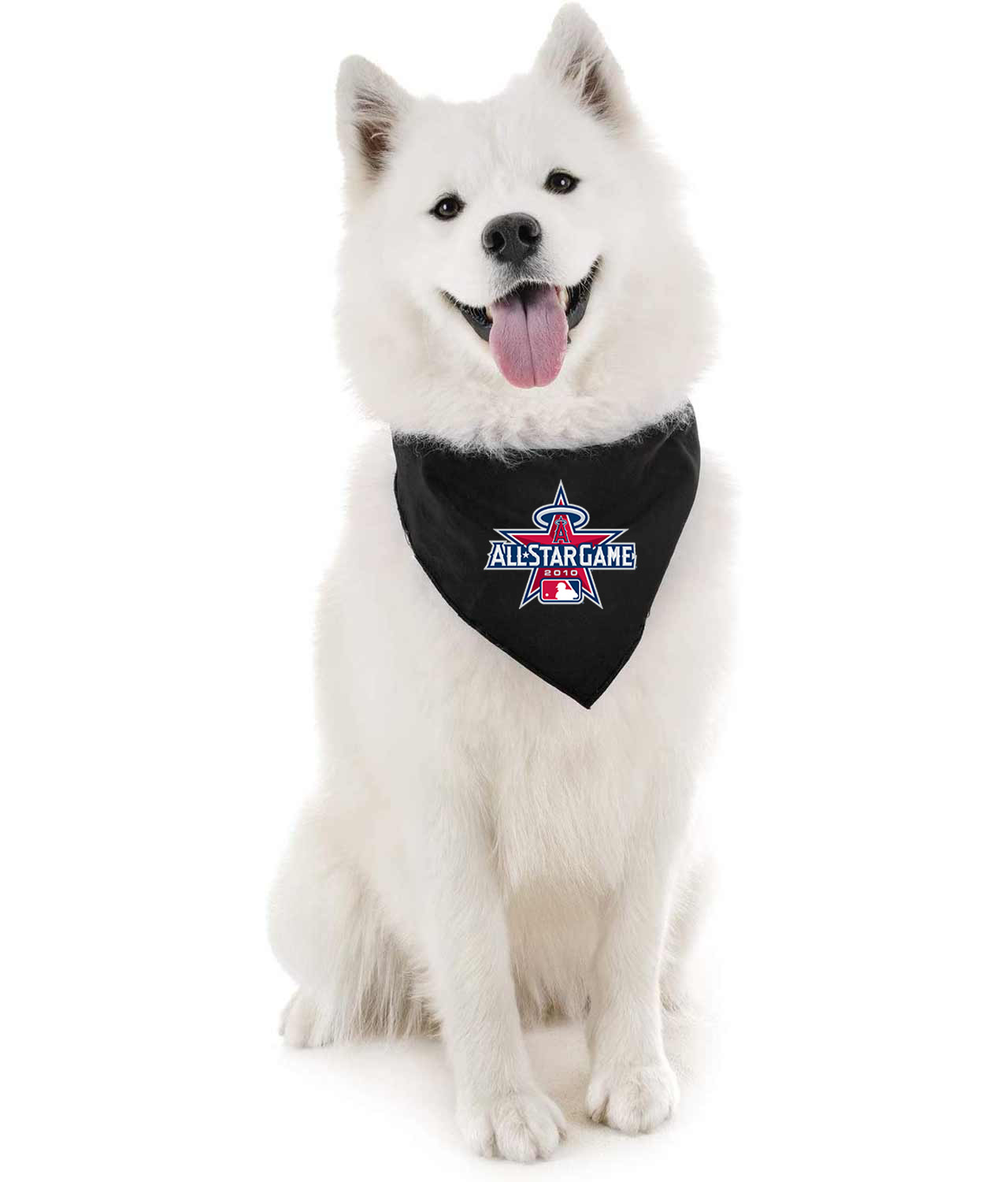 2010 MLB All-Star Game At Angel Stadium In Anaheim California Baseball Logo Symbol Emblem Customized Design on Doggie Puppy Dog Bandana