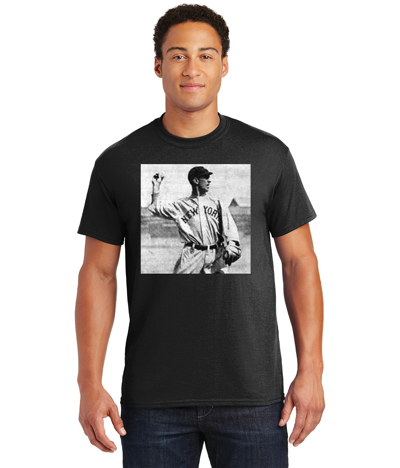 Roger Peckinpaugh New York Yankees 1913 Baseball Logo Customized Design on  Unisex Tshirt Tee