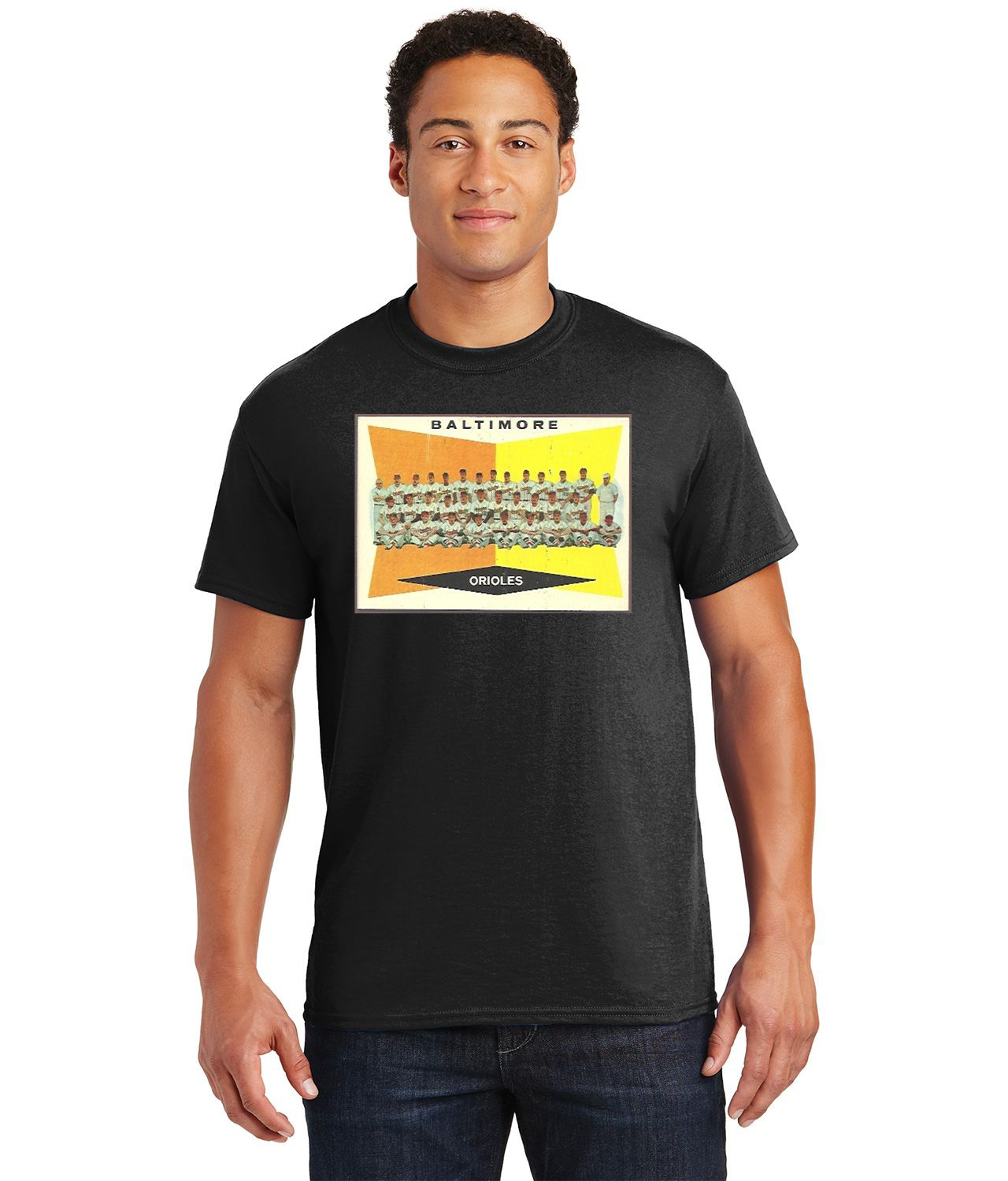 1959 Season Baltimore Orioles Photo Baseball Logo Customized Design on  Unisex Tshirt Tee