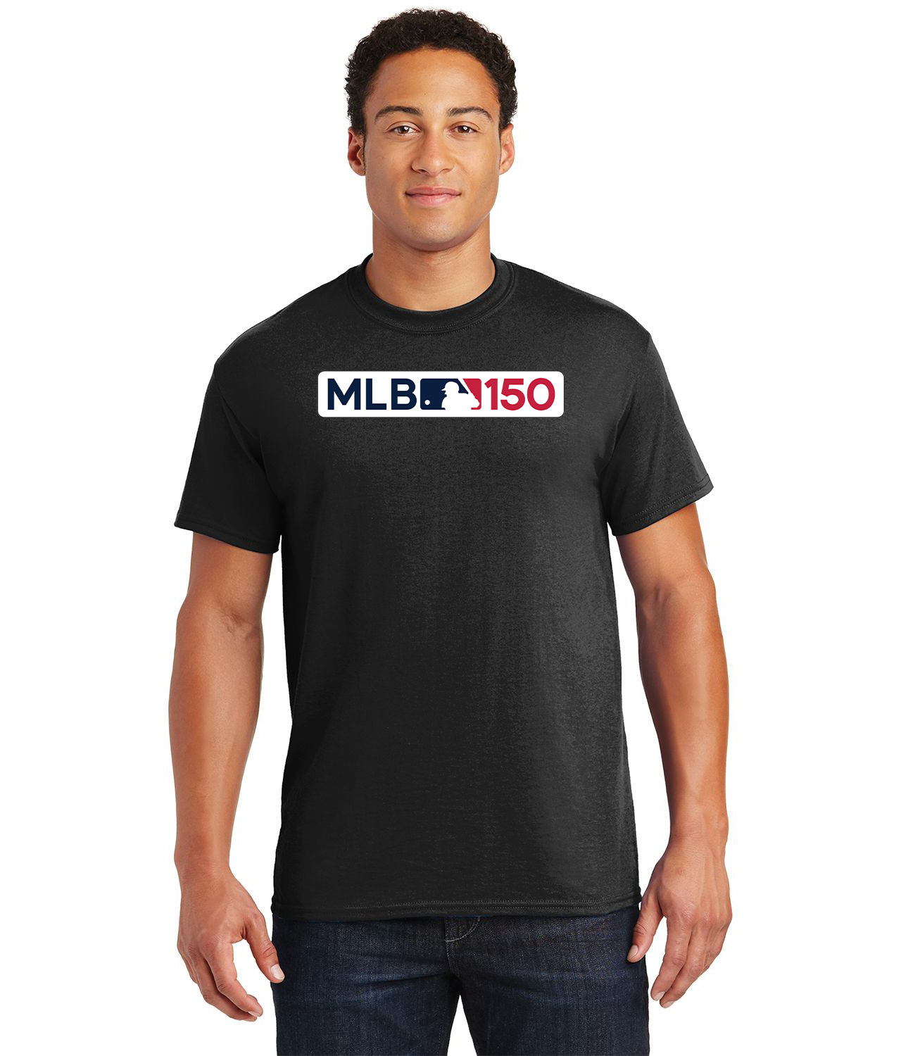 Major League Baseball 150th MLB 150 Anniversary Baseball Logo Customized Design on  Unisex Tshirt Tee