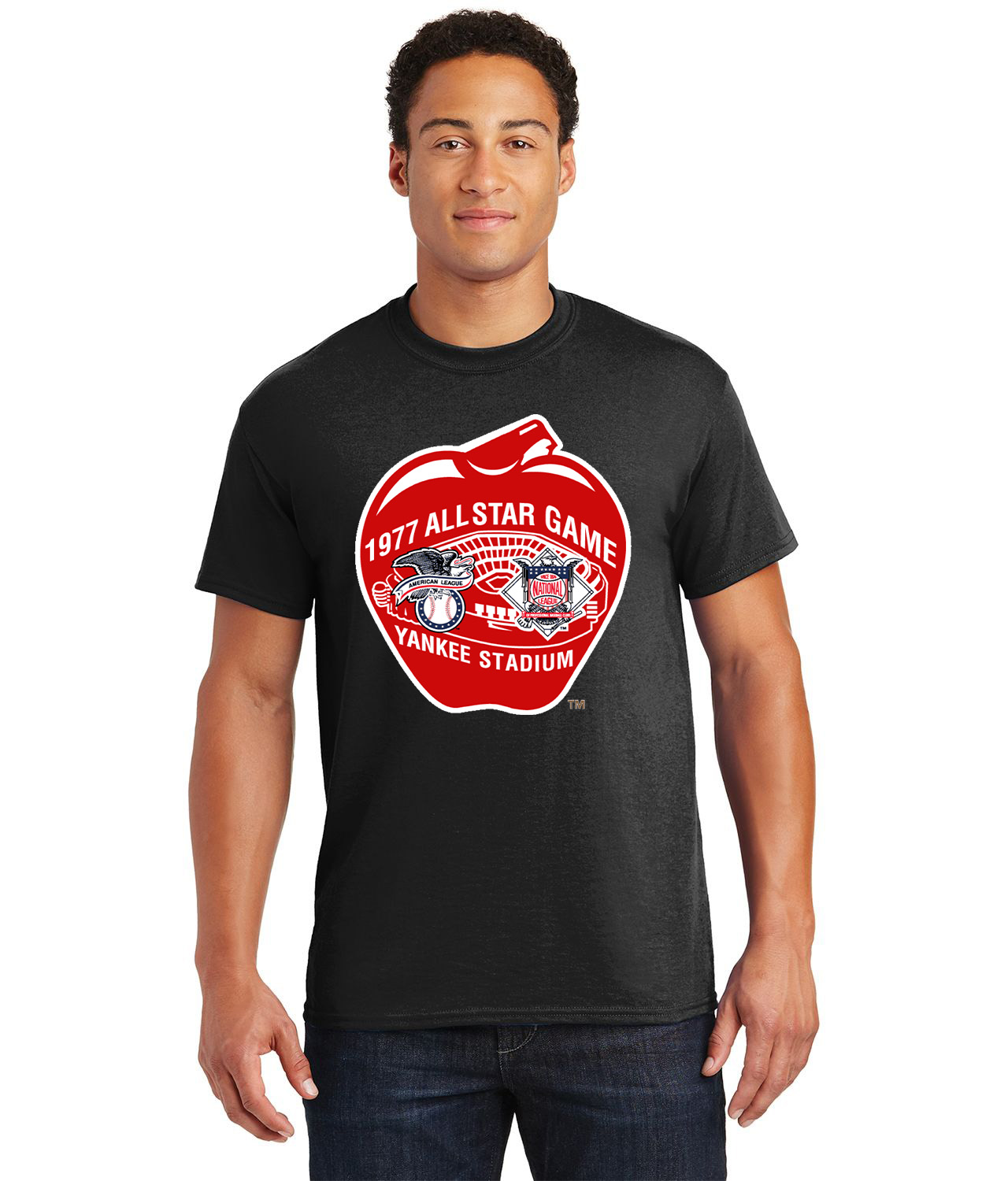 1977 MLB All-Star Game At Yankee Stadium The Bronx New York Baseball Logo Customized Design on  Unisex Tshirt Tee