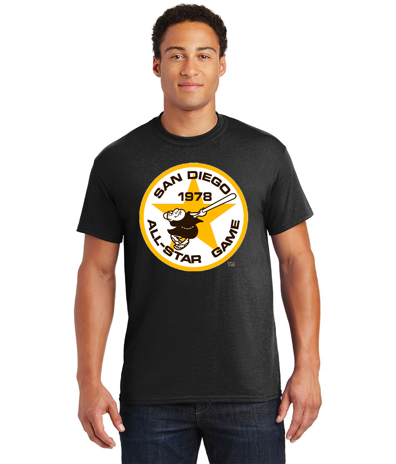 1978 MLB All-Star Game At San Diego Stadium San Diego California Baseball Logo Customized Design on  Unisex Tshirt Tee