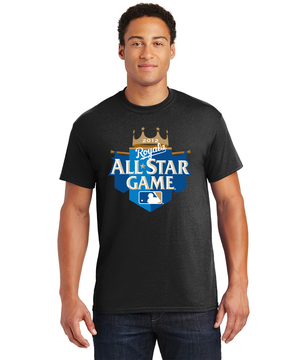 2012 MLB All-Star Game Kauffman Stadium Kansas City Missouri Baseball Logo Customized Design on  Unisex Tshirt Tee