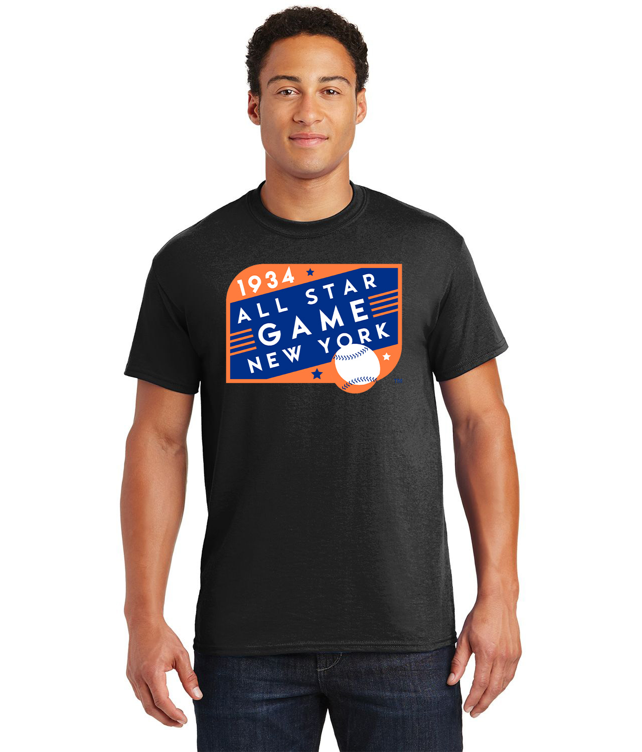 1934 MLB All-Star Game Polo Grounds New York Baseball Logo Customized Design on  Unisex Tshirt Tee