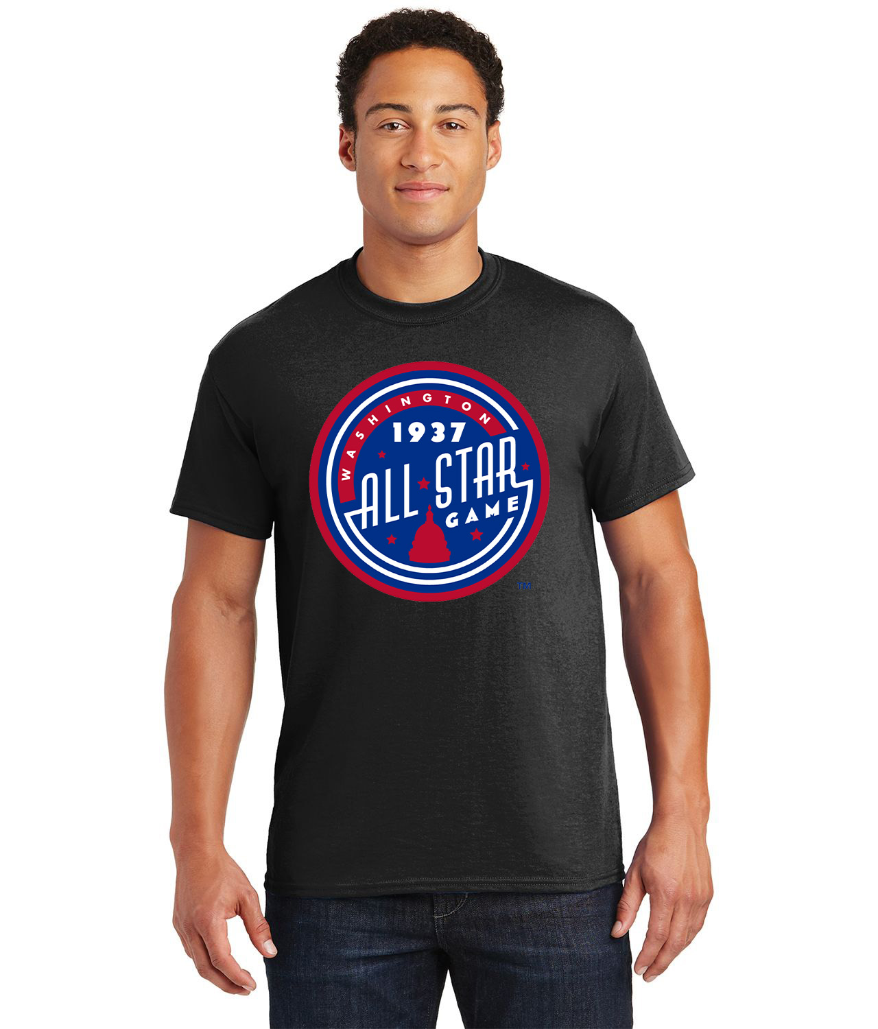 1937 MLB All-Star Game Griffith Stadium Washington DC Baseball Logo Customized Design on  Unisex Tshirt Tee