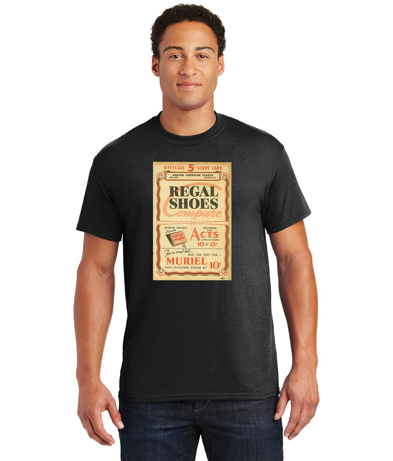 Boston Red Sox Program 1937 Baseball Logo Customized Design on  Unisex Tshirt Tee