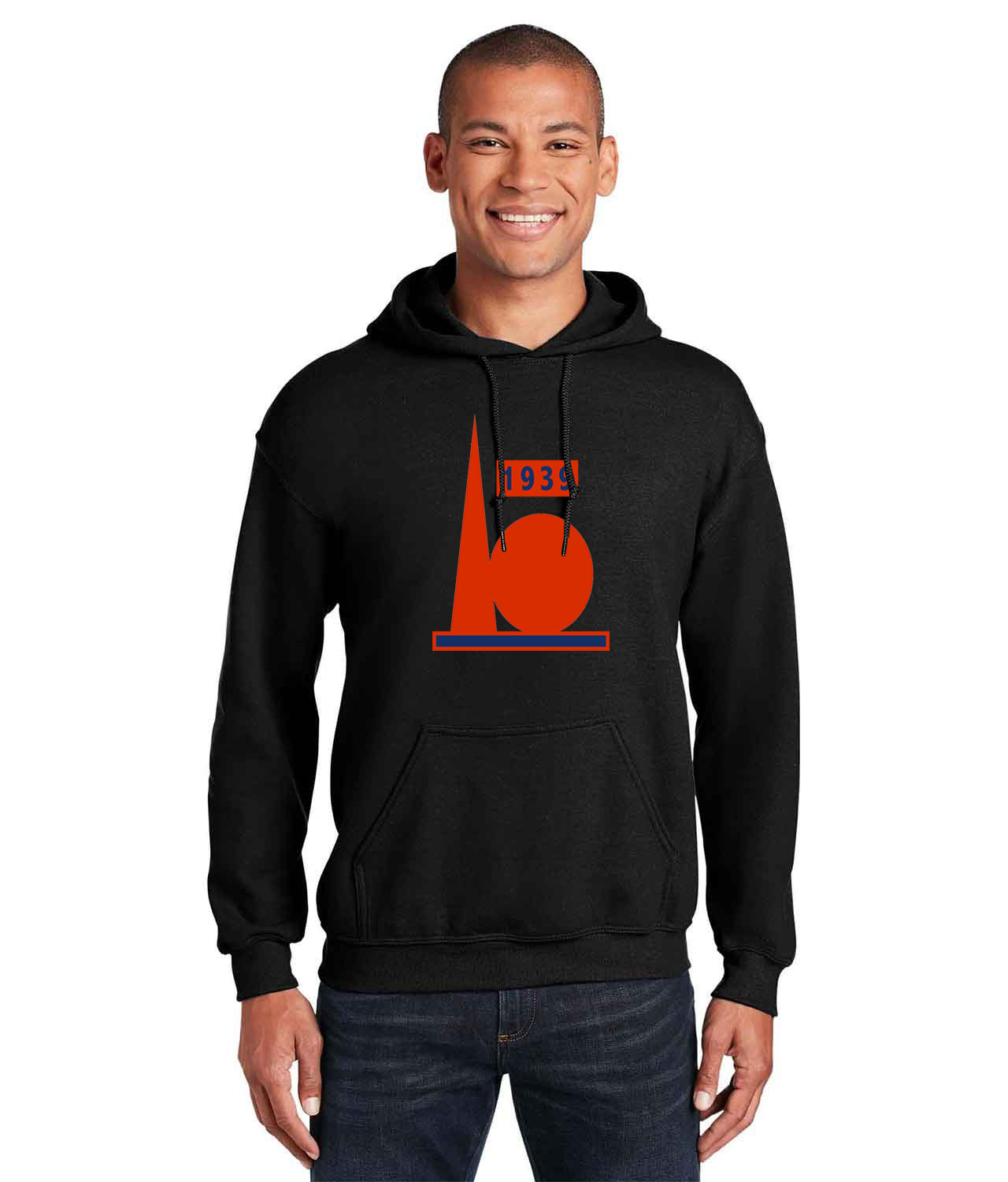 New York Yankees 1939 World's Fair Baseball Logo Customized Design on Unisex Hooded Sweatshirt
