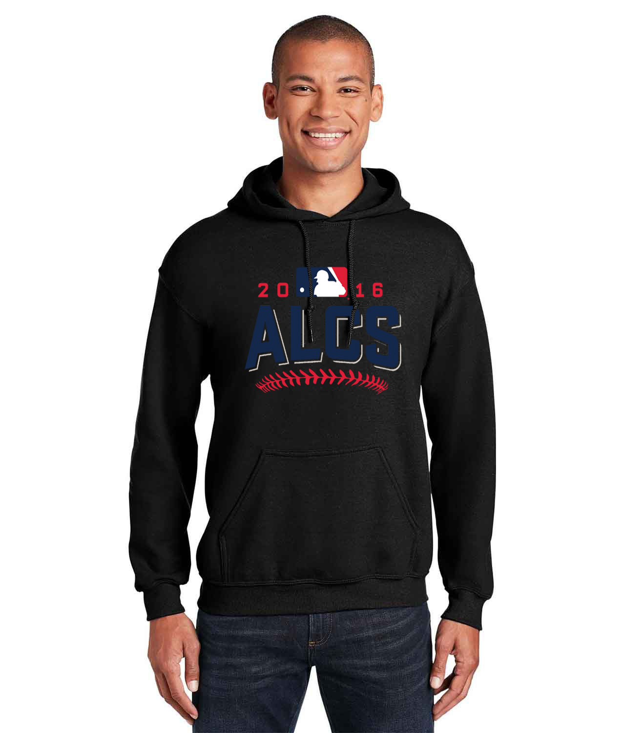2016 ALCS American League Championship Series Baseball Logo Customized Design on Unisex Hooded Sweatshirt
