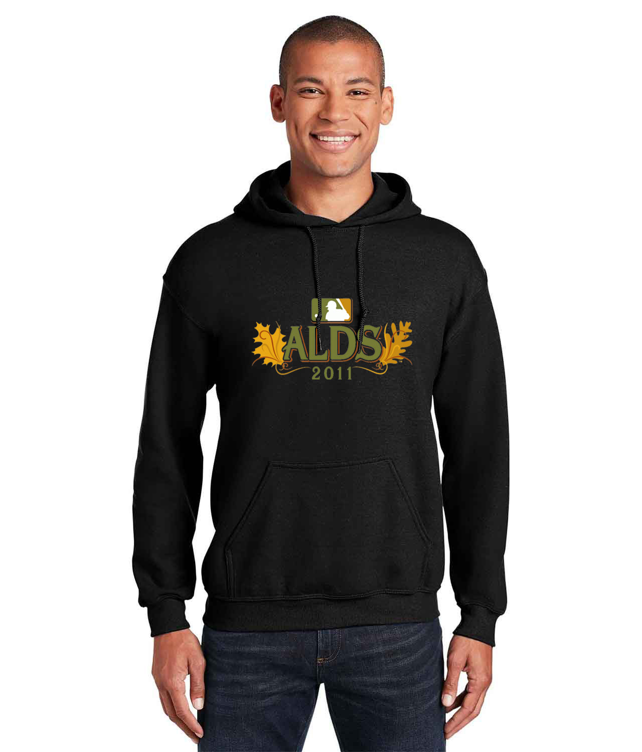 2011 ALDS American League Division Series Baseball Logo Customized Design on Unisex Hooded Sweatshirt