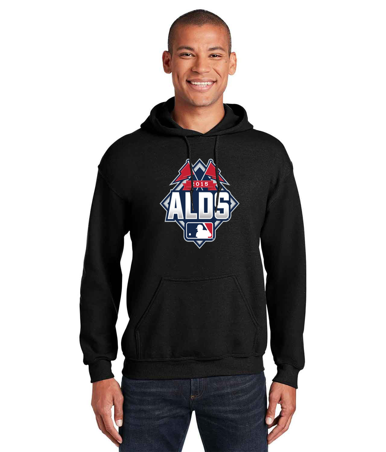 2015 American League Division Series 2015 ALDS Baseball Logo Customized Design on Unisex Hooded Sweatshirt