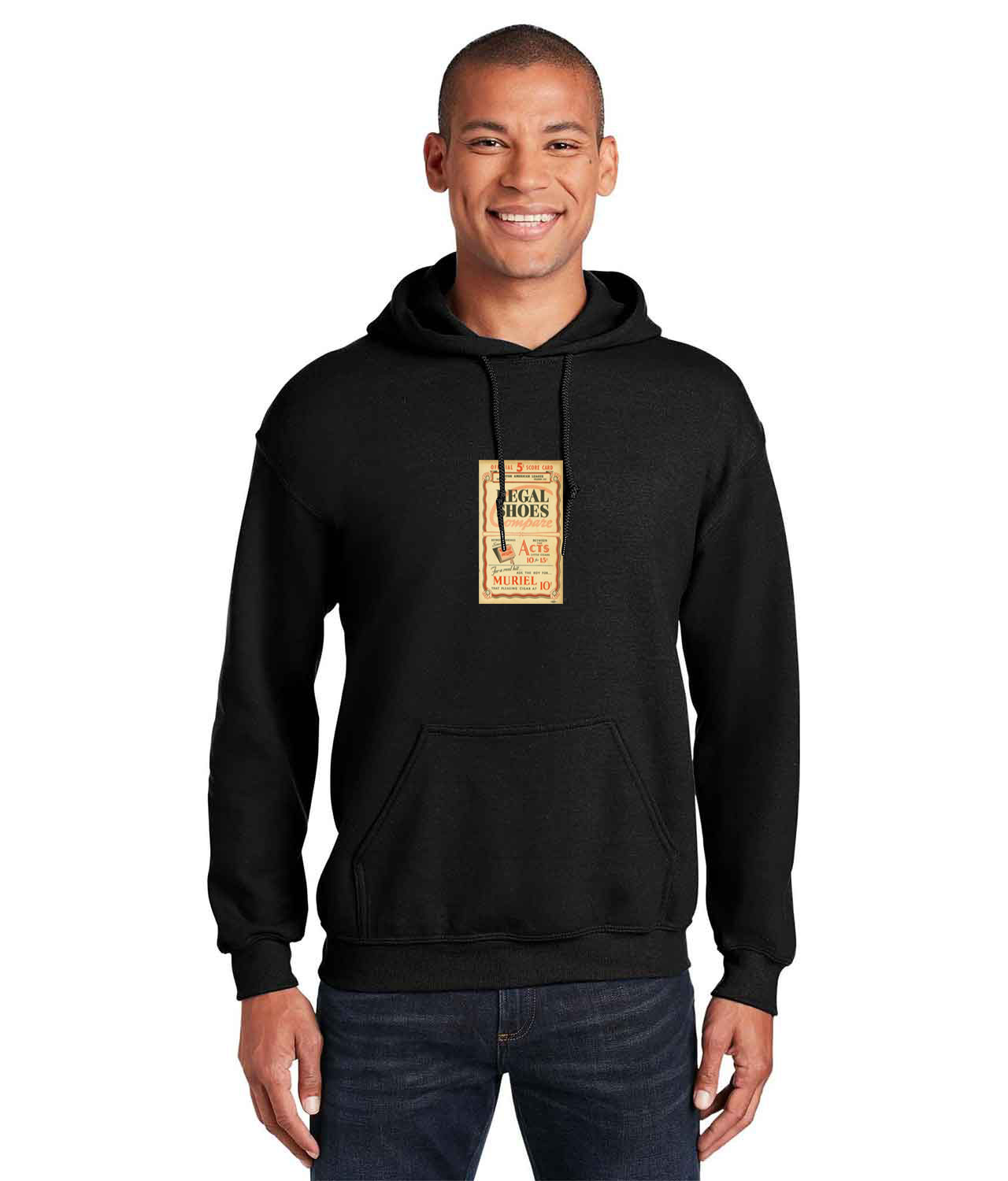 Boston Red Sox Program 1937 Baseball Logo Customized Design on Unisex Hooded Sweatshirt