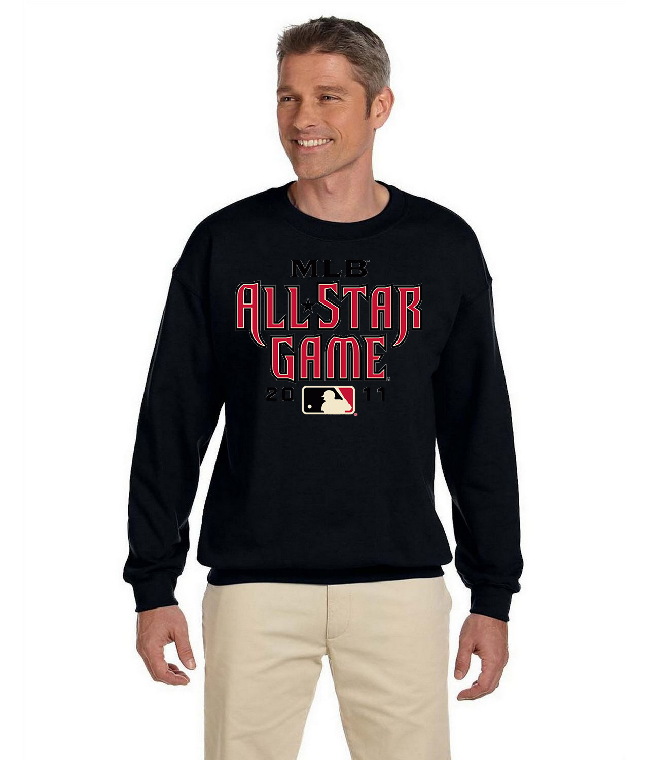 2011 MLB All-Star Game Chase Field Arizona Baseball Logo Symbol Emblem Customized Design on Unisex Crewneck Sweatshirt - Image 1