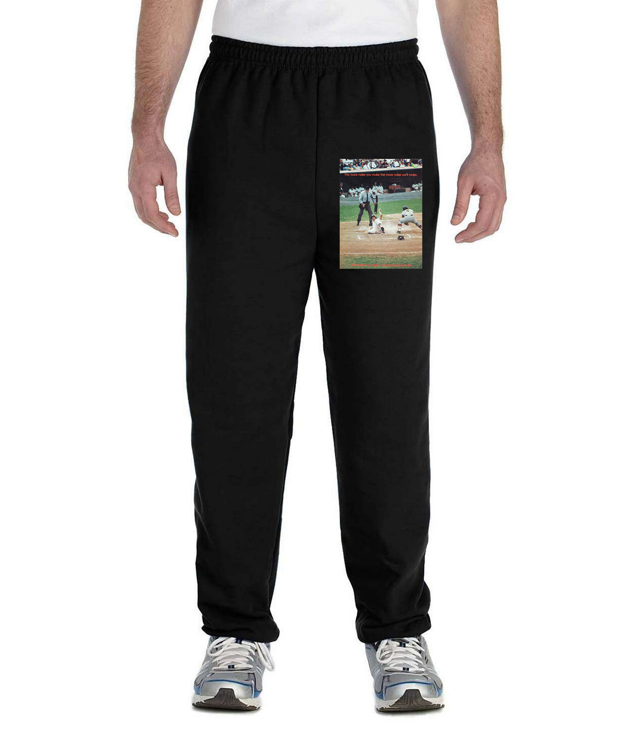 Baltimore Orioles Official 1970 Scorebook Baseball Logo Symbol Emblem Customized Design on Unisex Closed-Bottom Sweatpants