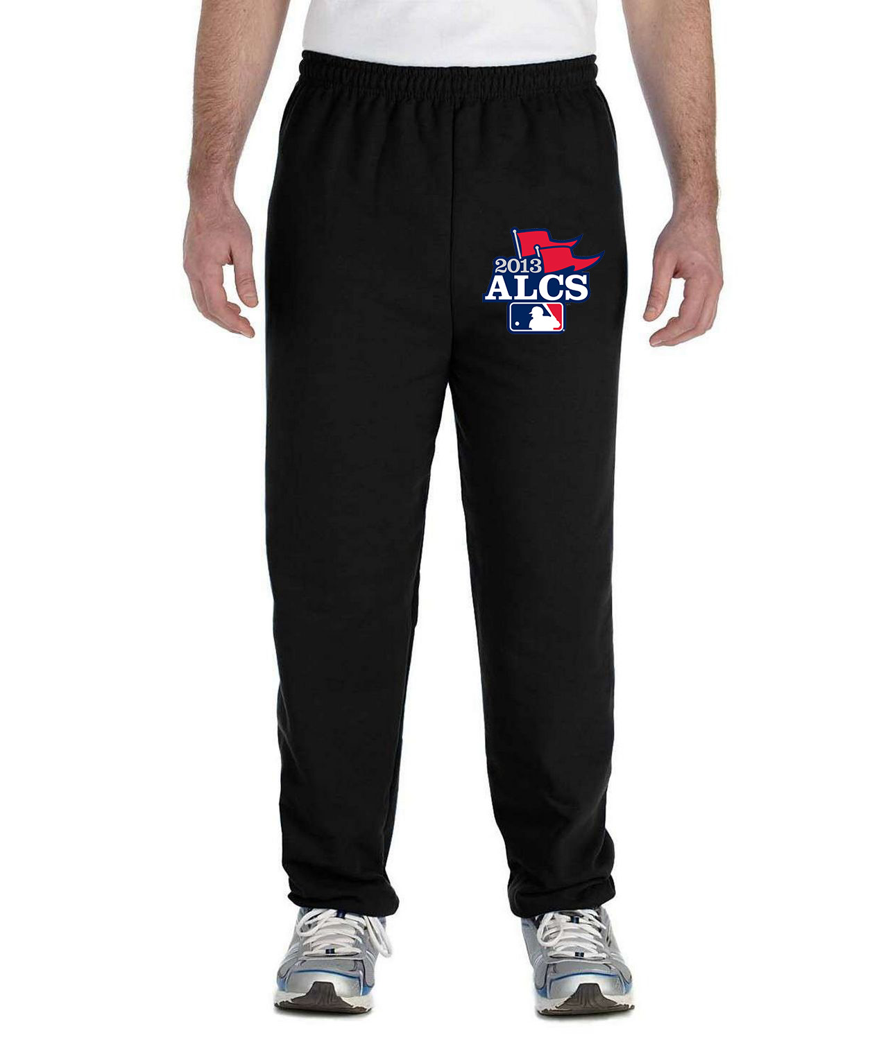 2013 ALCS American League Championship Series Baseball Logo Symbol Emblem Customized Design on Unisex Closed-Bottom Sweatpants