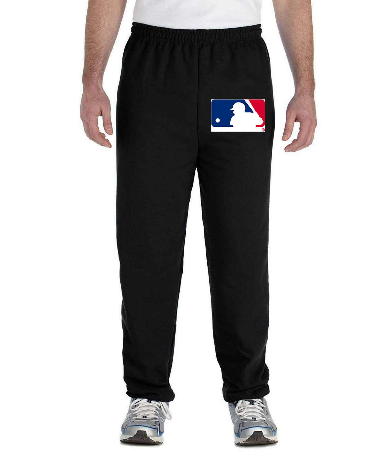 Major League Baseball 1992 Alternate Baseball Logo Symbol Emblem Customized Design on Unisex Closed-Bottom Sweatpants