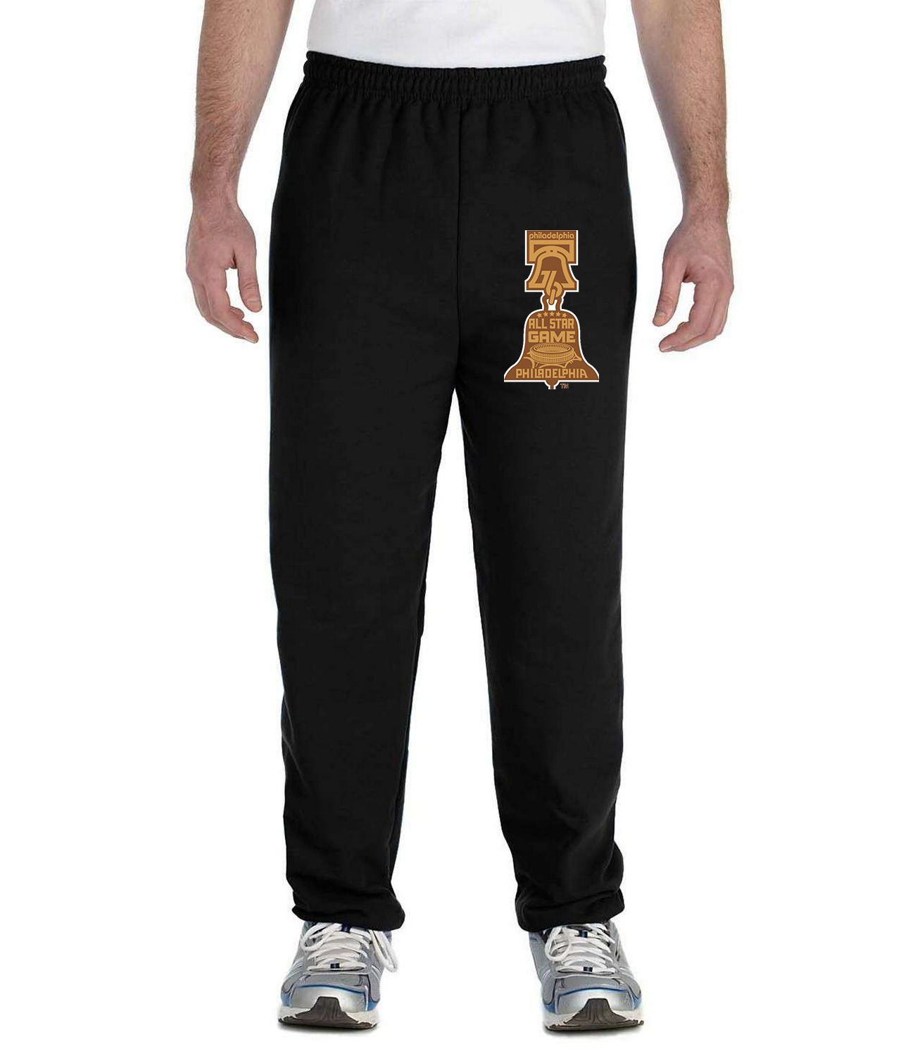 1976 MLB All-Star Game At Veterans Stadium Philadelphia Pennsylvania Baseball Logo Emblem Customized Design on Unisex Closed-Bottom Sweatpants