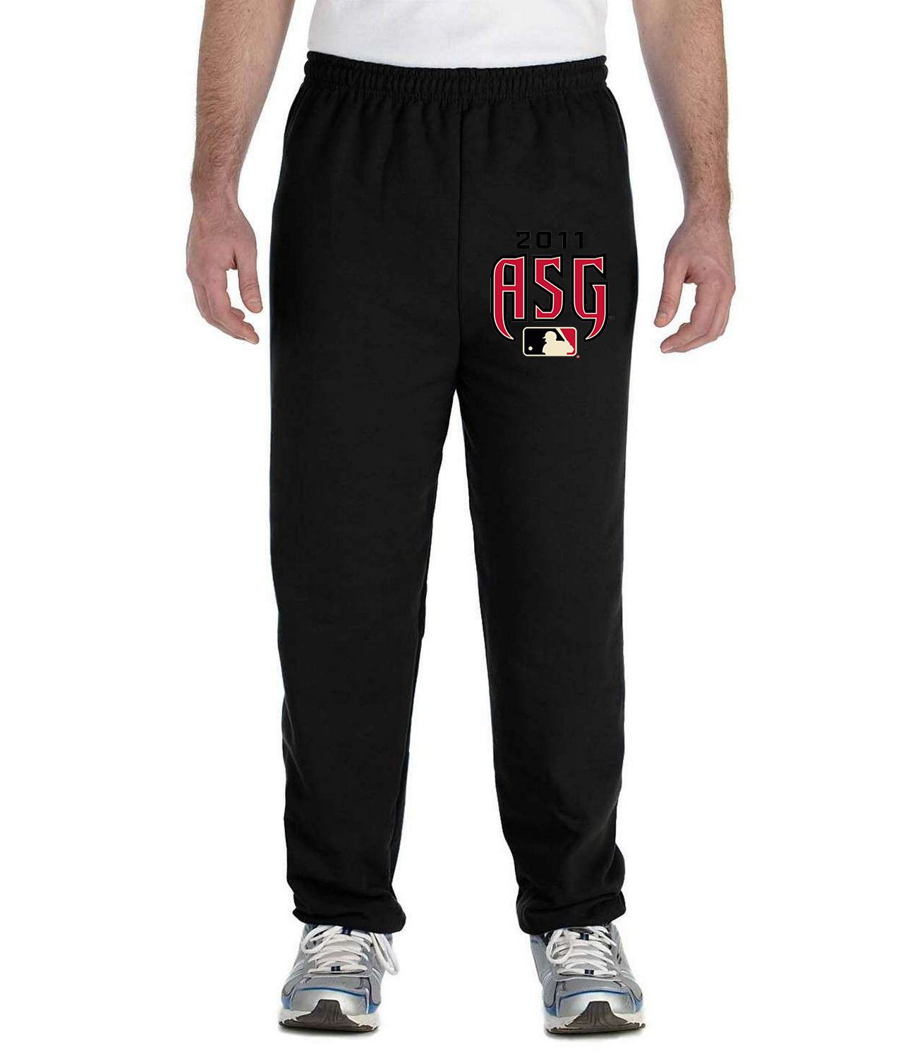 2011 ASG MLB All-Star Game Chase Field Phoenix Arizona Baseball Logo Symbol Emblem Customized Design on Unisex Closed-Bottom Sweatpants