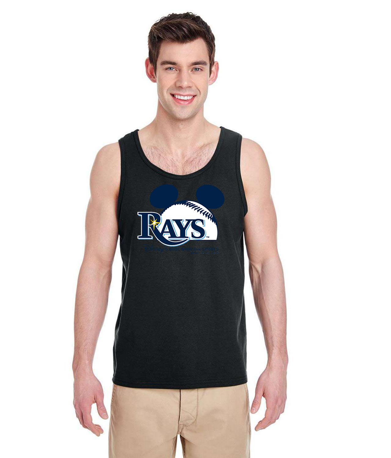 Tampa Bay Rays vs Blue Jays Disney Wide World Of Sports Orlando Florida Baseball Logo Symbol Emblem Customized Design on Unisex Tank Top