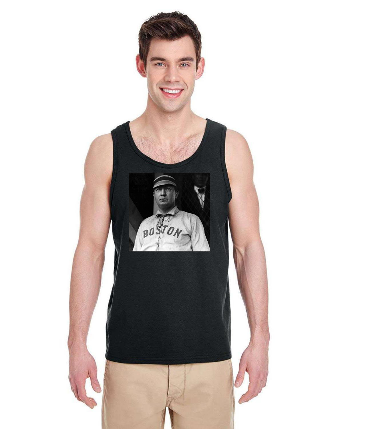 Cy Young Boston Americans 1903 Season Baseball Logo Symbol Emblem Customized Design on Unisex Tank Top