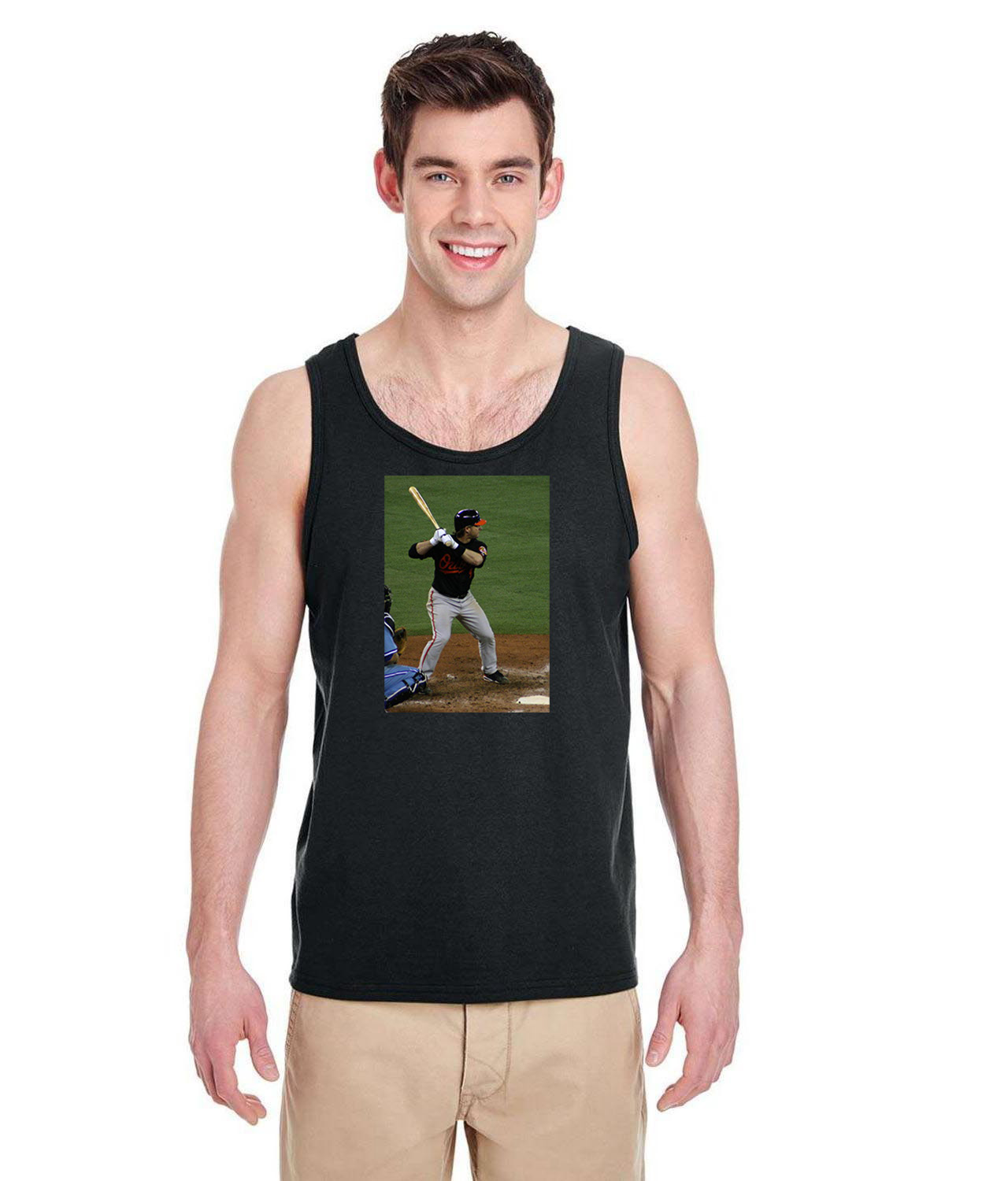 2009 Baltimore Orioles Photo Baseball Logo Symbol Emblem Customized Design on Unisex Tank Top