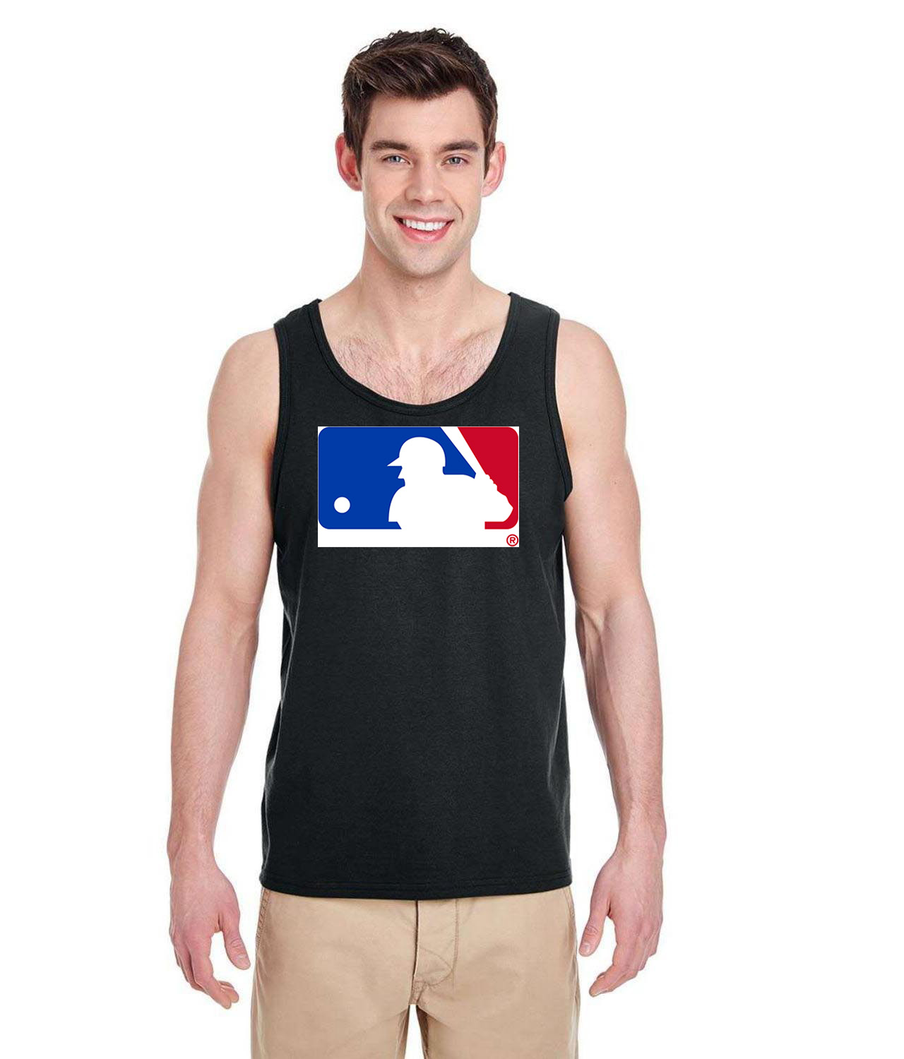 Major League Baseball 1969 Alternate Logo Symbol Emblem Customized Design on Unisex Tank Top