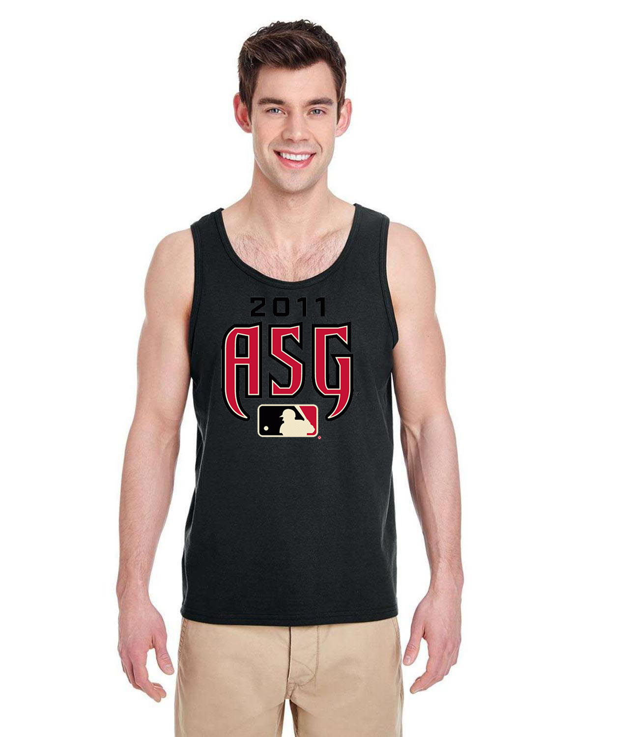 2011 ASG MLB All-Star Game Chase Field Phoenix Arizona Baseball Logo Symbol Emblem Customized Design on Unisex Tank Top