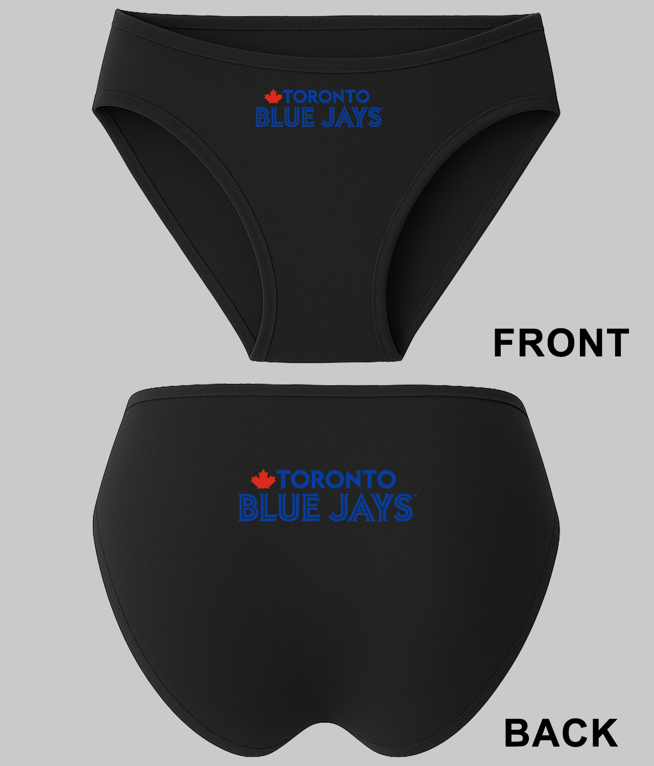 Toronto Blue Jays 2012 Baseball Logo Symbol Emblem Customized Design on Women's Bikini Brief Underwear