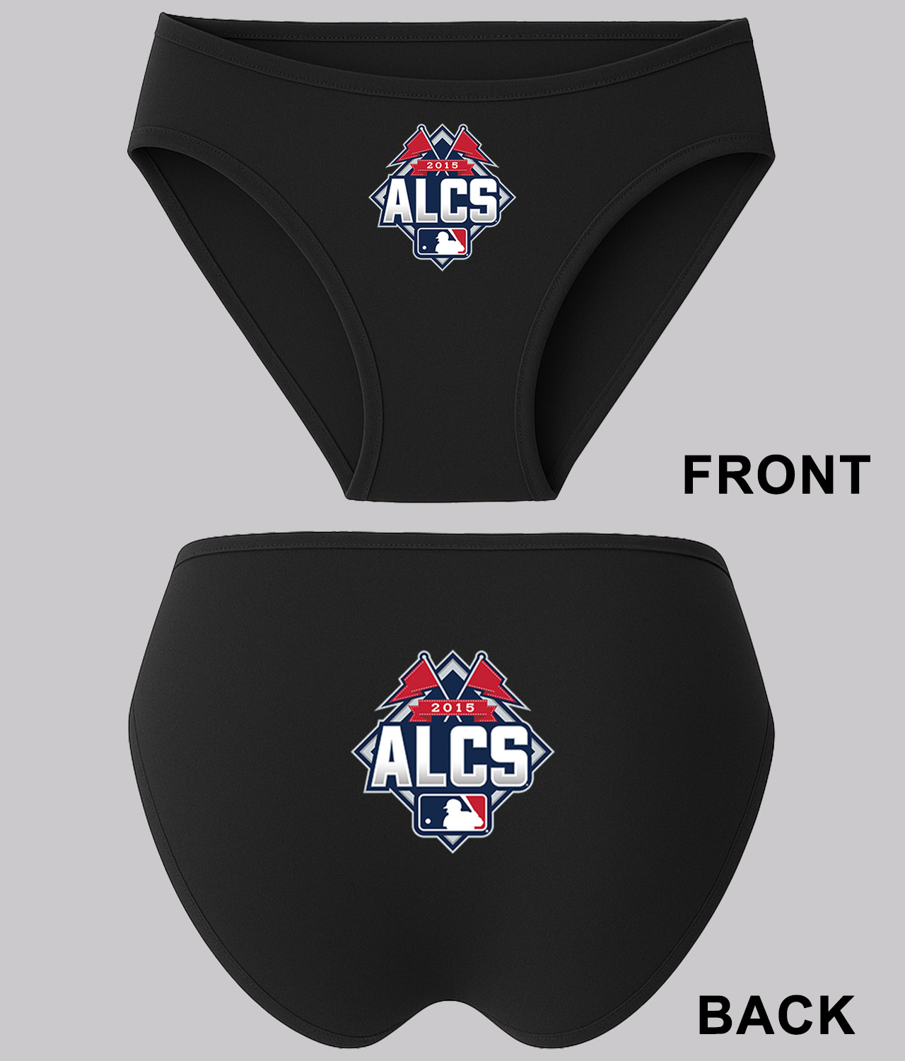 2015 ALCS American League Championship Series Baseball Logo Symbol Emblem Customized Design on Women's Bikini Brief Underwear