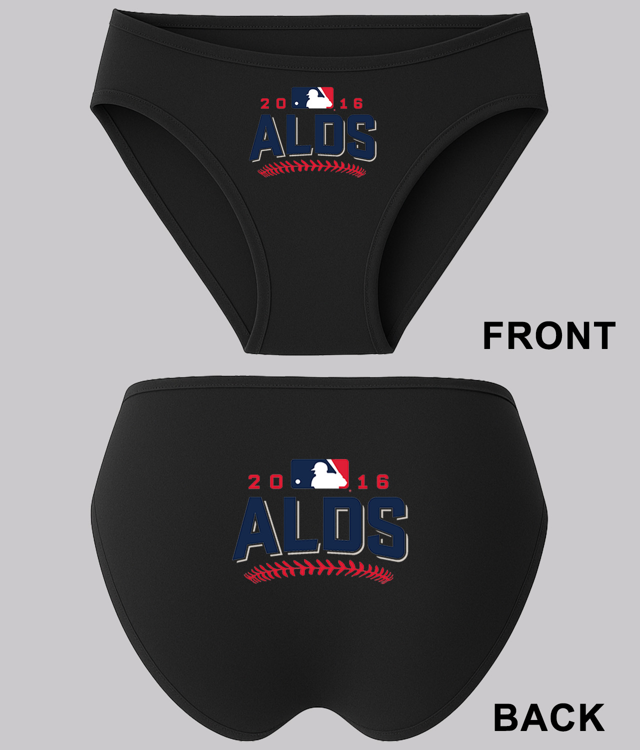 2016 American League Division Series ALDS Baseball Logo Symbol Emblem Customized Design on Women's Bikini Brief Underwear