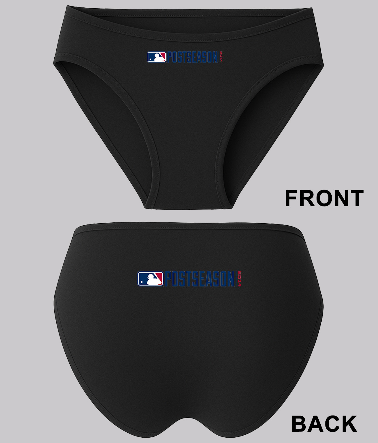 2014 Major League Baseball Postseason Logo Symbol Emblem Customized Design on Women's Bikini Brief Underwear