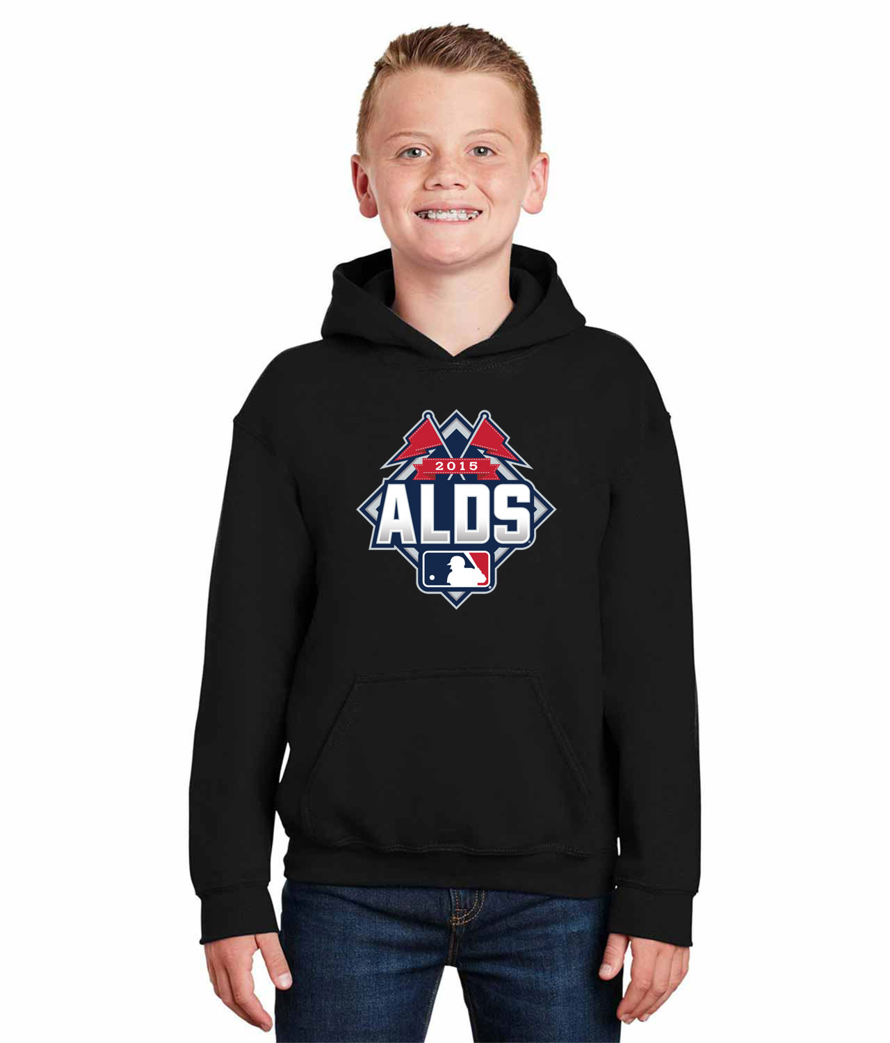 2015 American League Division Series 2015 ALDS Baseball Logo Symbol Emblem Customized Design on Youth Hoodie