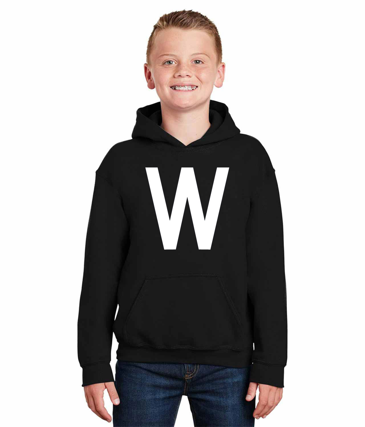 Washington Nationals Cap 1916 Baseball Logo Symbol Emblem Customized Design on Youth Hoodie
