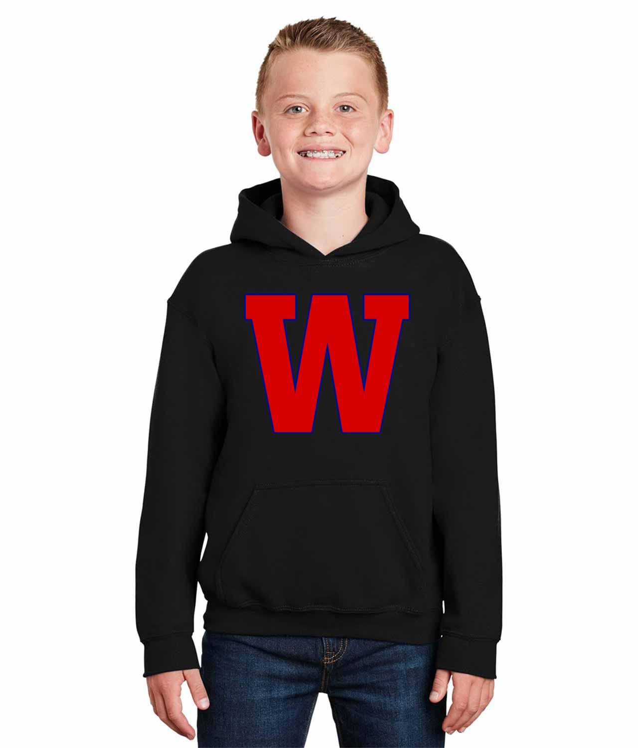 Washington Nationals Jersey 1928 Baseball Logo Symbol Emblem Customized Design on Youth Hoodie