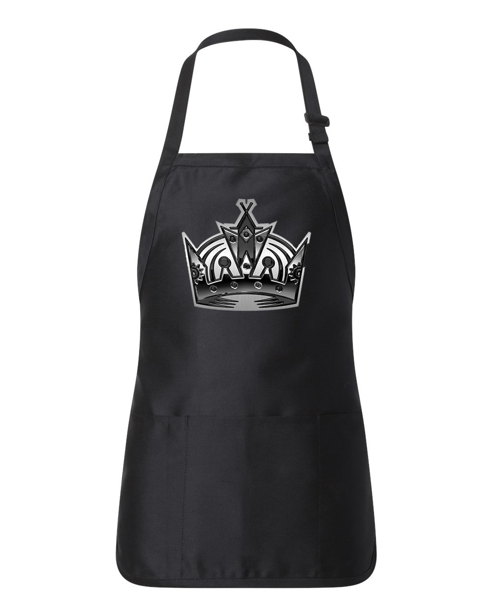 Los Angeles Kings Stadium Series Chrome Treated Hockey Logo Customized Design on Full-Length Apron with Pouch Pocket