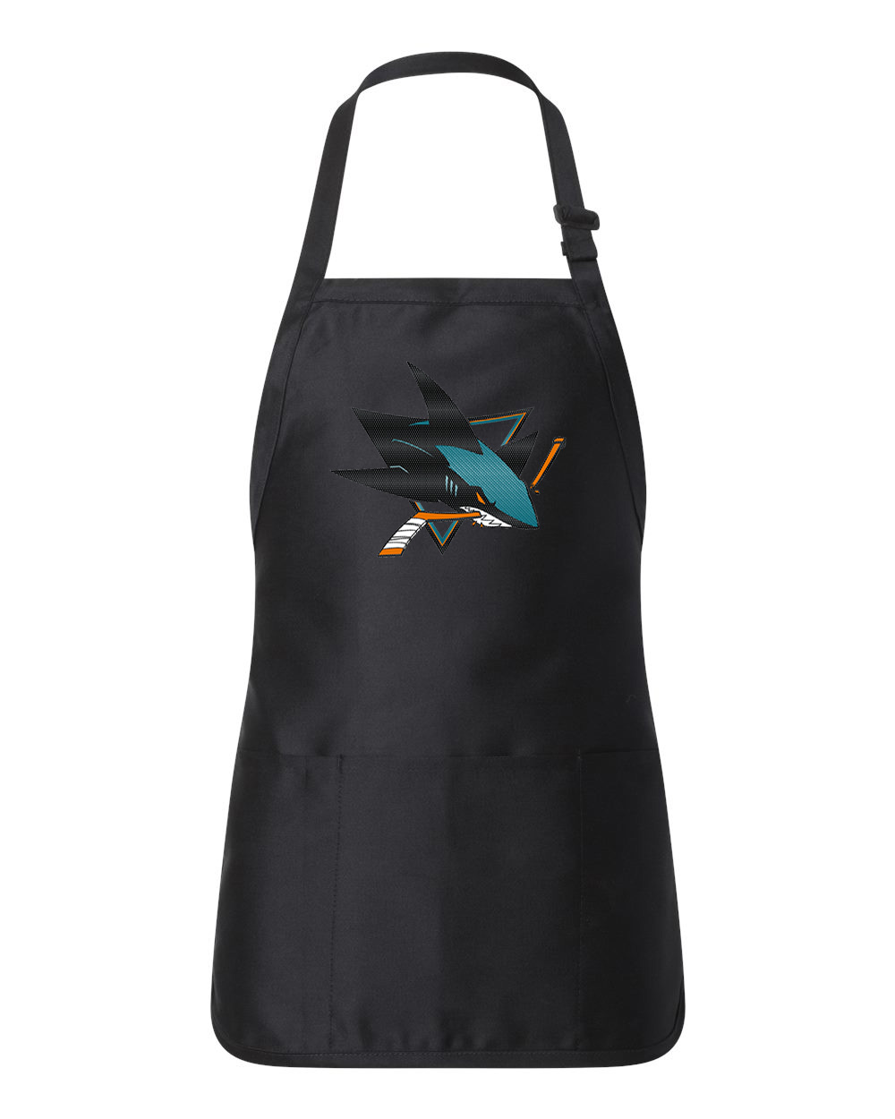 San Jose Sharks 2015 Stadium Series Jersey Hockey Logo Customized Design on Full-Length Apron with Pouch Pocket