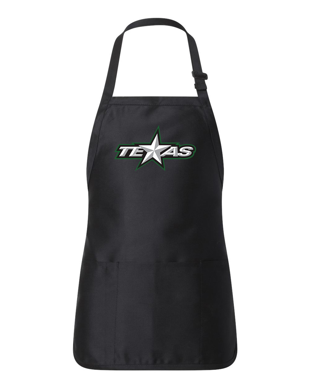 Texas Stars Hockey Logo Customized Design on Full-Length Apron with Pouch Pocket