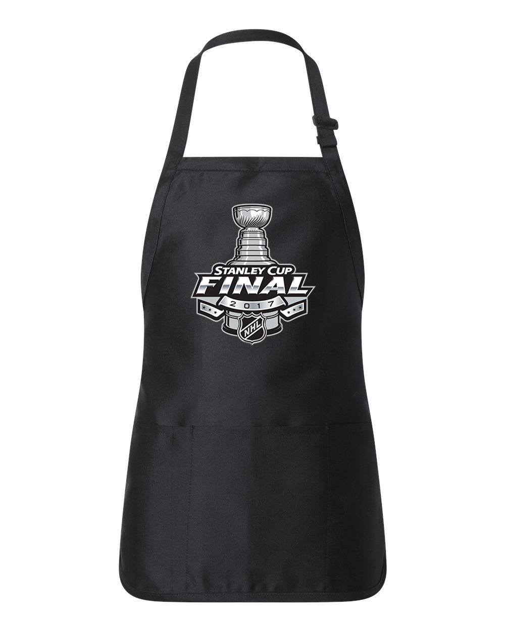 2017 NHL Stanley Cup Final Hockey Logo Customized Design on Full-Length Apron with Pouch Pocket