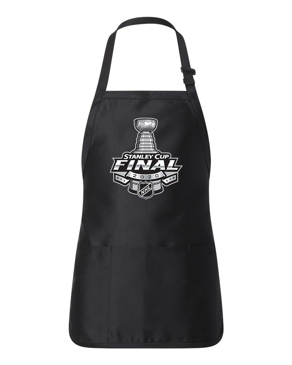 The NHL 2020 Stanley Cup Final Hockey Logo Customized Design on Full-Length Apron with Pouch Pocket