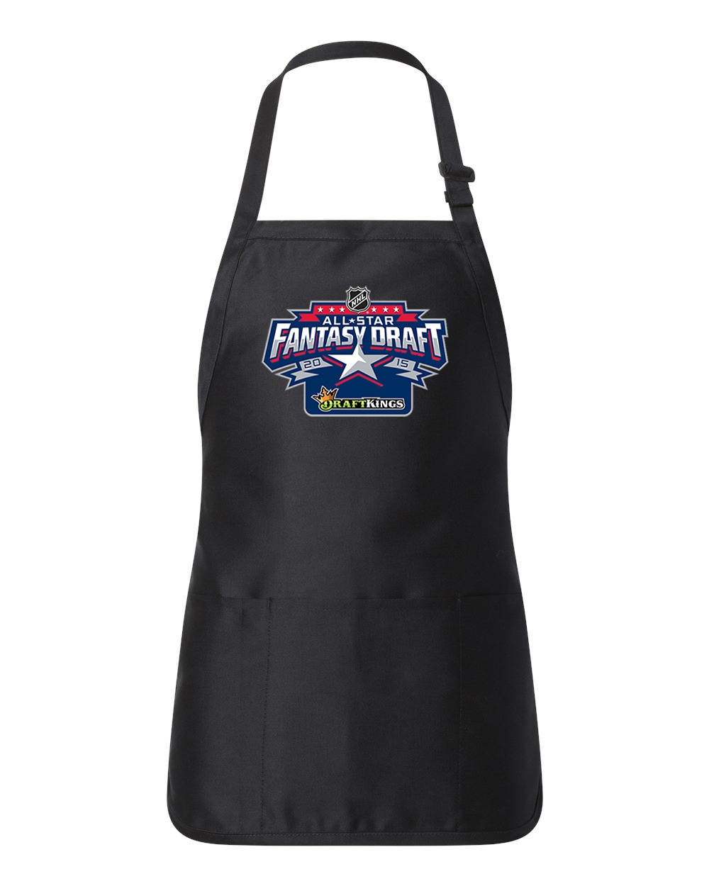 NHL All-Star Game Fantasy Draft 2015 Hockey Logo Customized Design on Full-Length Apron with Pouch Pocket