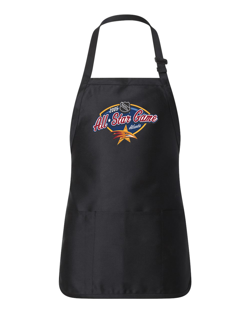 2005 All Star Game Atlanta, Georgia Cancelled Game Hockey Logo Customized Design on Full-Length Apron with Pouch Pocket